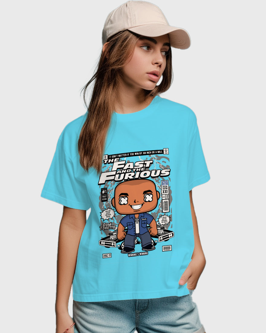 Womens Relaxed Fit TShirt Movies Fast & Furison