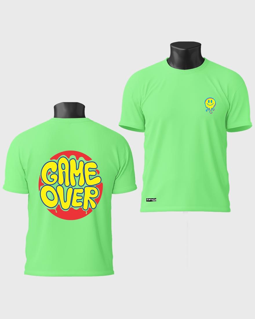 Mens Tshirt Funky Game Over - Metro Apes