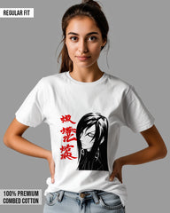 Womens Relaxed Fit TShirt Anime Naruto Orochimaru