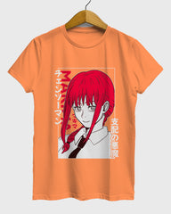 Womens Relaxed Fit TShirt Anime Chainsawman Makima 2