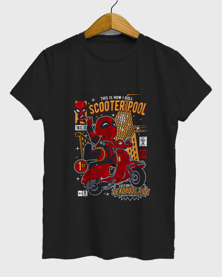 Womens Relaxed Fit TShirt Movies Dead Pool