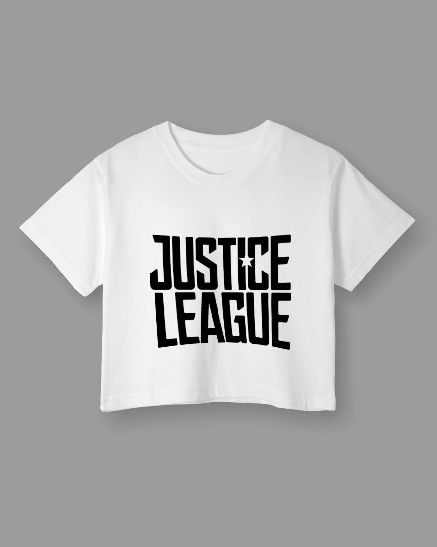 Womens Cropped TShirt Movies Lustice League