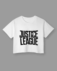 Womens Cropped TShirt Movies Lustice League