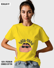 Womens Relaxed Fit TShirt Cartoon Sinchan