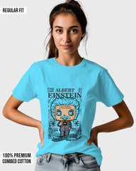 Womens Relaxed Fit TShirt Trending Albert Einstein