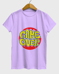 Womens Relaxed Fit TShirt Funky Game Over