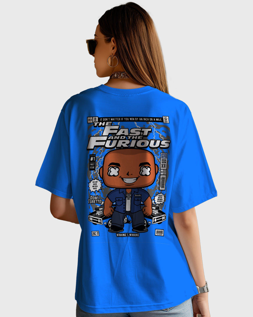 Womens Oversized TShirt Movies Fast & Furison