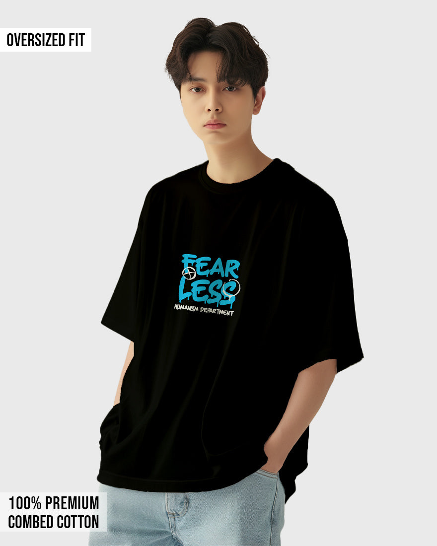 Mens Oversized Tshirt Funky Fearless