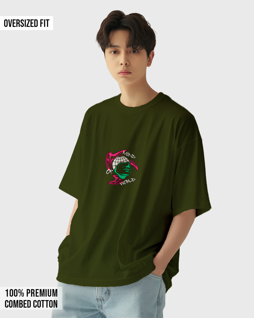 Mens Oversized Tshirt Funky Mind