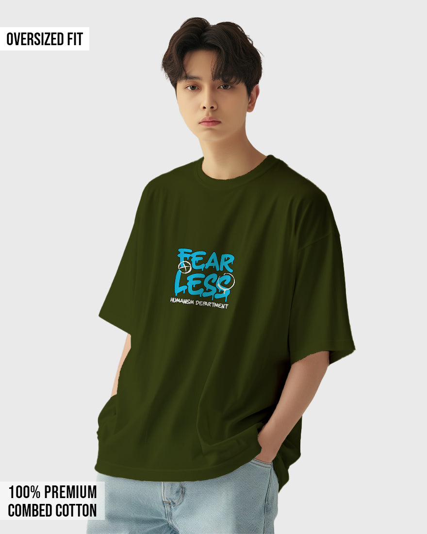 Mens Oversized Tshirt Funky Fearless