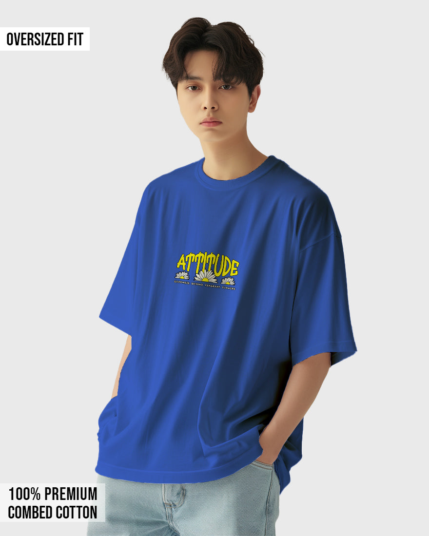 Mens Oversized Tshirt Funky Attitude