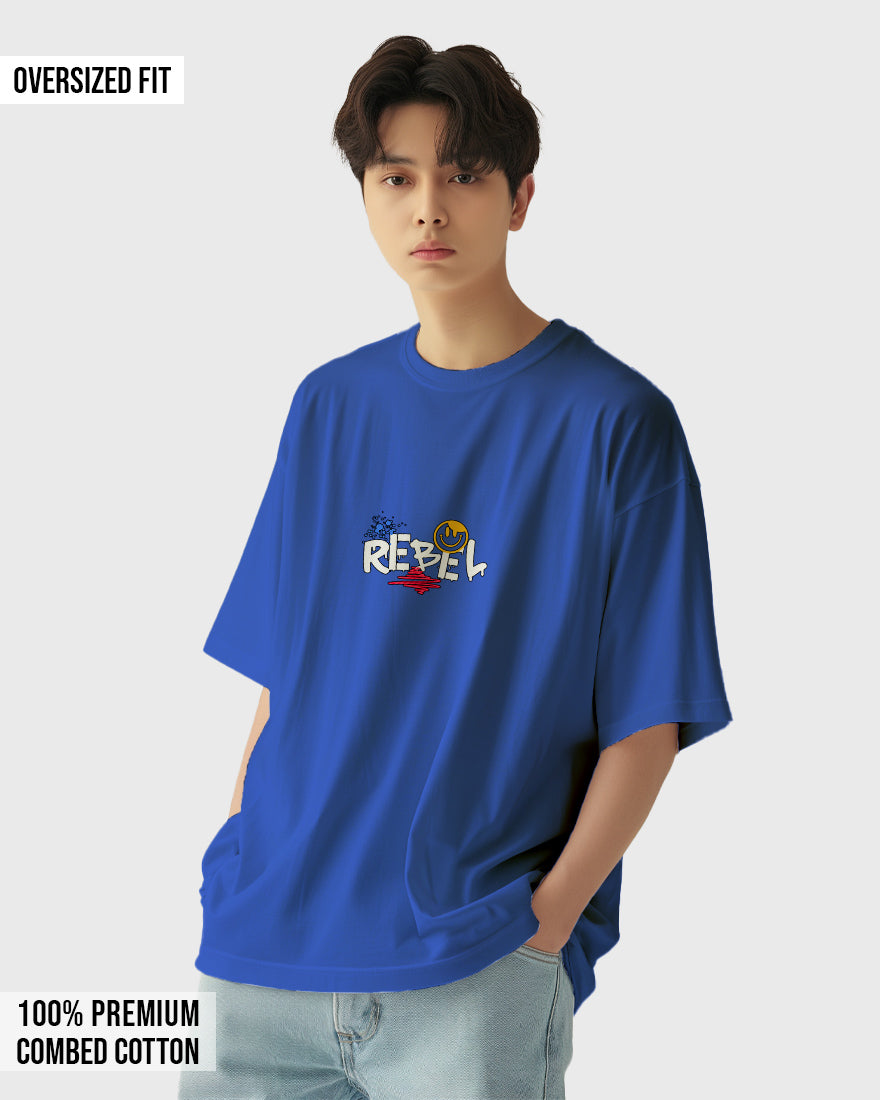 Mens Oversized Tshirt Funky Rebel