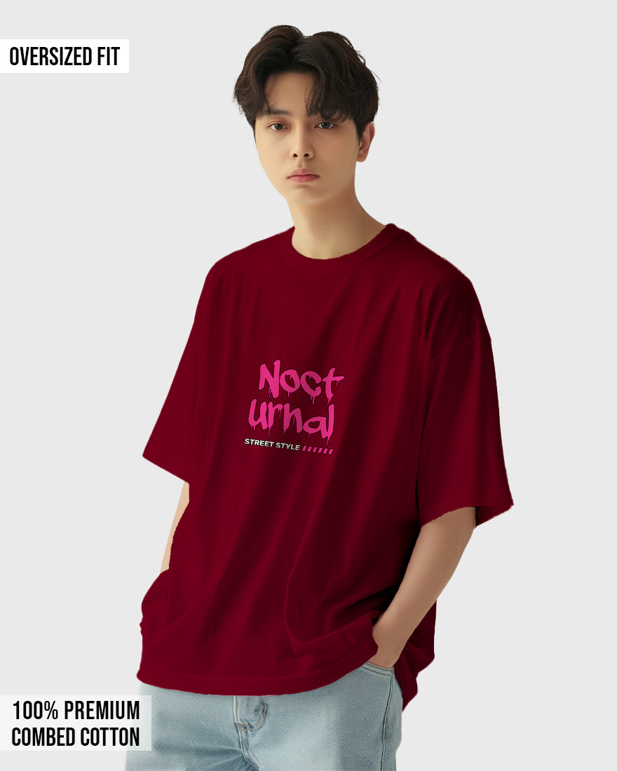 Mens Oversized Tshirt Funky Noct