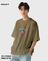 Mens Oversized Tshirt Funky Paranoid