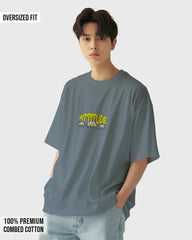 Mens Oversized Tshirt Funky Attitude