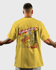 Mens Oversized Tshirt Funky Skate