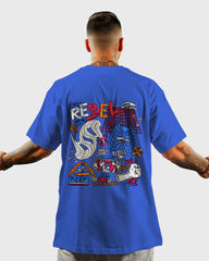 Mens Oversized Tshirt Funky Rebel