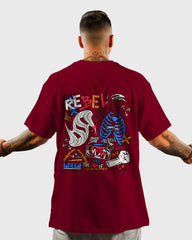 Mens Oversized Tshirt Funky Rebel