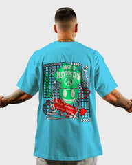 Mens Oversized Tshirt Funky Destruction