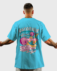 Mens Oversized Tshirt Funky Paranoid