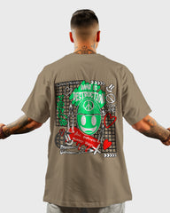 Mens Oversized Tshirt Funky Destruction