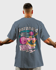 Mens Oversized Tshirt Funky Paranoid