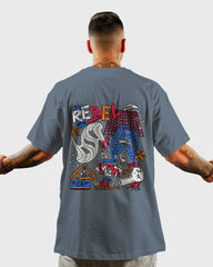 Mens Oversized Tshirt Funky Rebel