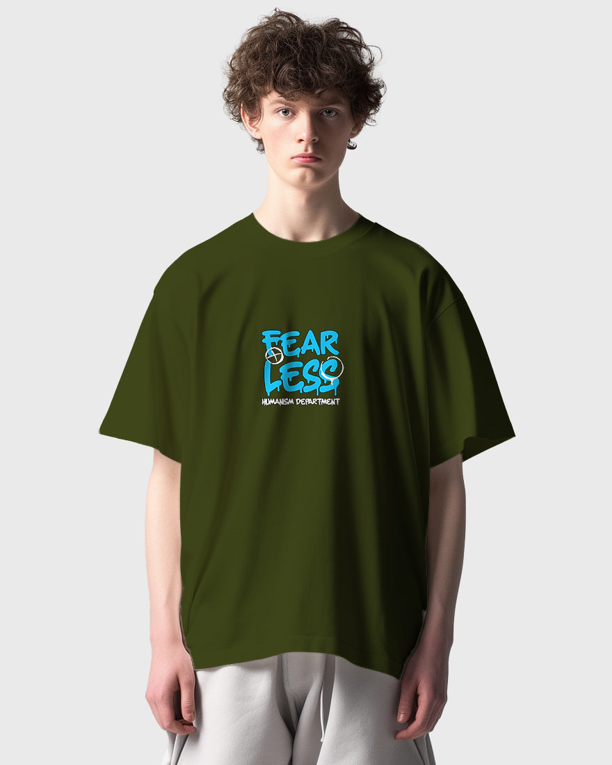 Mens Oversized Tshirt Funky Fearless