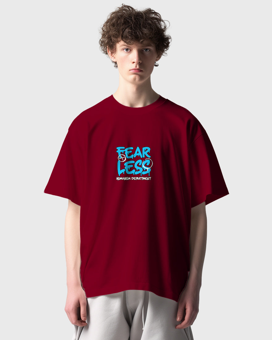 Mens Oversized Tshirt Funky Fearless