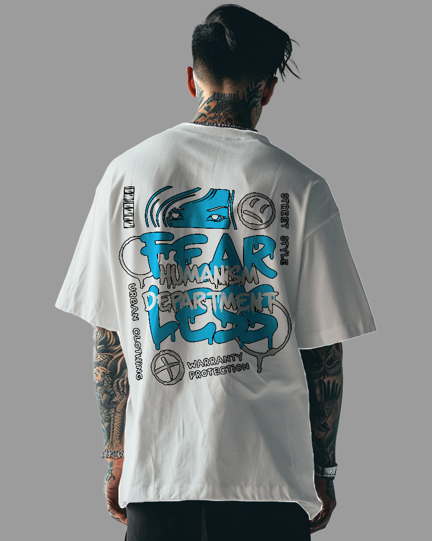 Mens Oversized Tshirt Funky Fearless