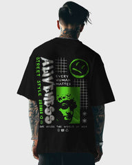 Mens Oversized Tshirt Funky Aliveness