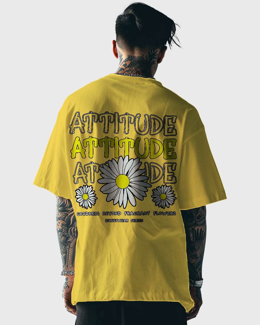 Mens Oversized Tshirt Funky Attitude