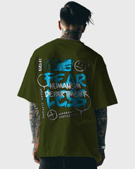 Mens Oversized Tshirt Funky Fearless