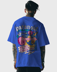 Mens Oversized Tshirt Funky Paranoid