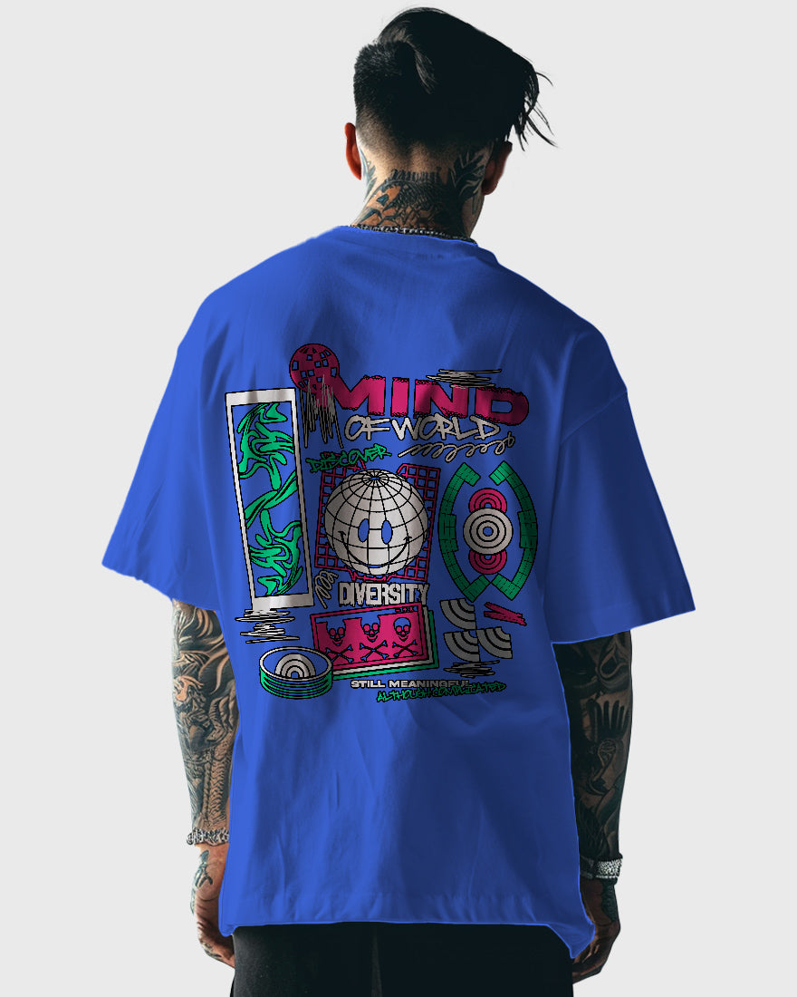 Mens Oversized Tshirt Funky Mind