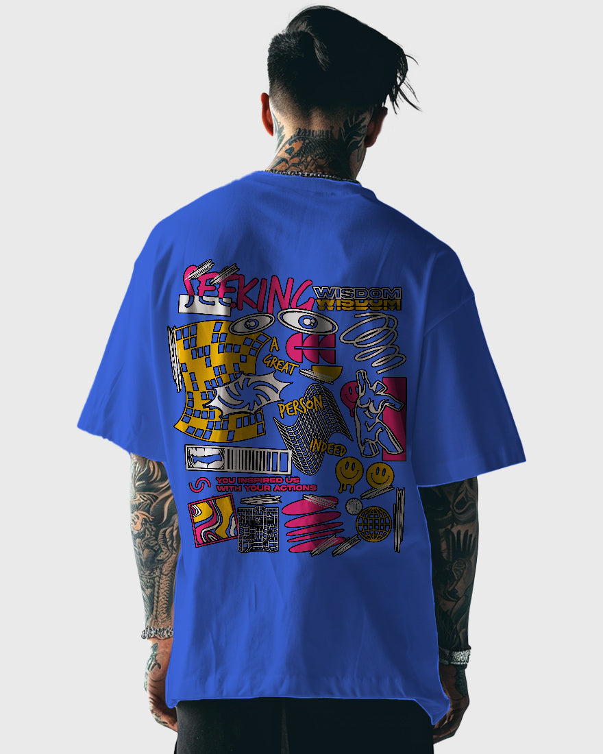 Mens Oversized Tshirt Funky Wisdom