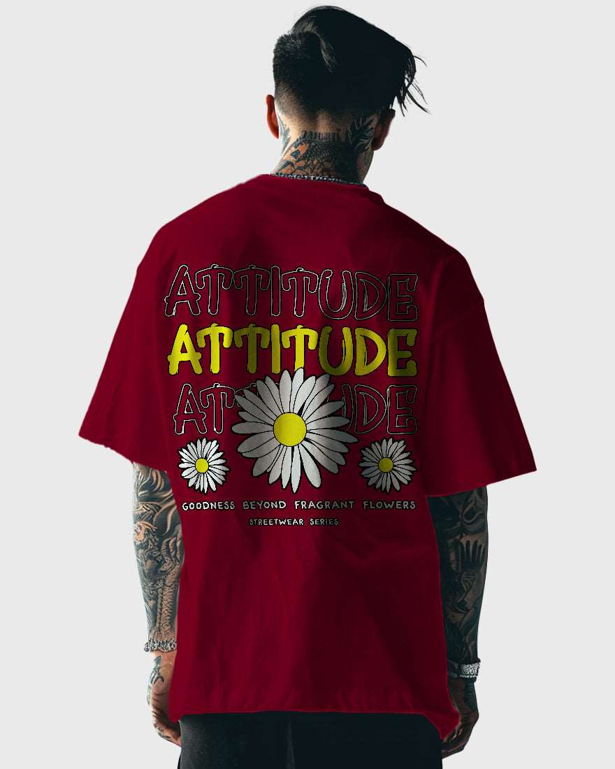 Mens Oversized Tshirt Funky Attitude