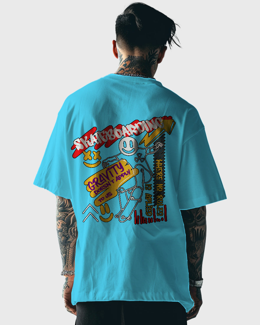 Mens Oversized Tshirt Funky Skate