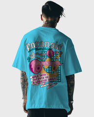 Mens Oversized Tshirt Funky Paranoid