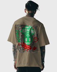 Mens Oversized Tshirt Funky Destruction