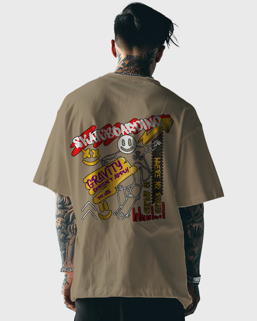 Mens Oversized Tshirt Funky Skate