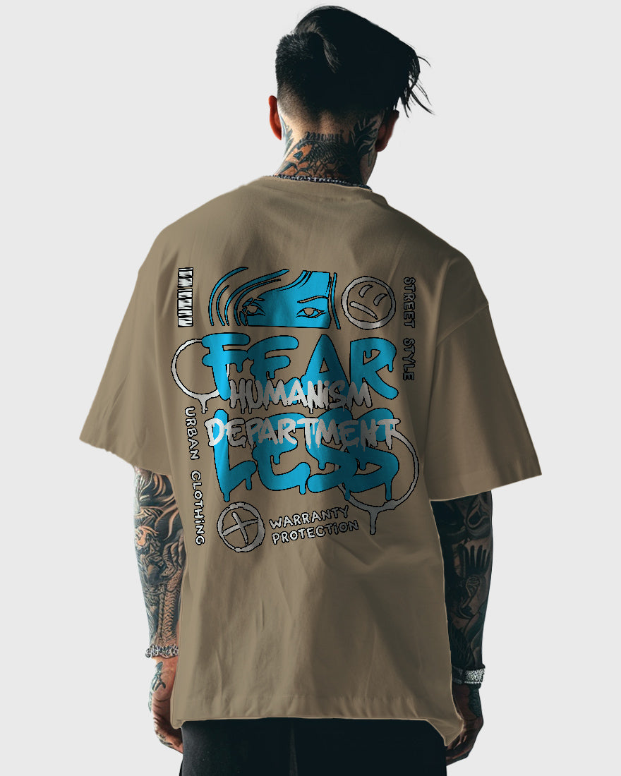 Mens Oversized Tshirt Funky Fearless