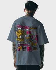 Mens Oversized Tshirt Funky Wisdom