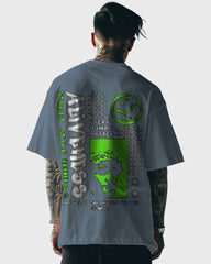 Mens Oversized Tshirt Funky Aliveness