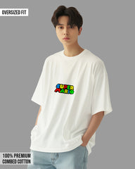 Mens Oversized Tshirt Gaming Mario 9