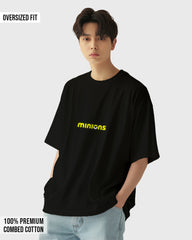 Mens Oversized Tshirt Cartoon Minions Kevin