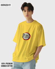 Mens Oversized Tshirt Anime Demonslayer 2