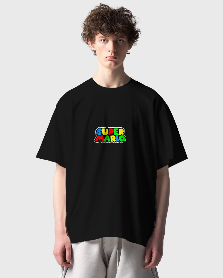 Mens Oversized Tshirt Gaming Mario 9