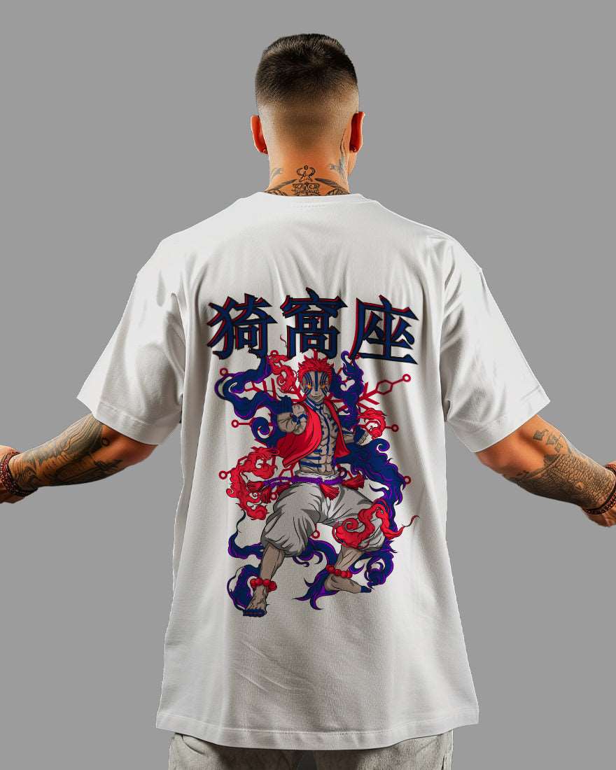 Mens Oversized Tshirt Anime Demonslayer 1