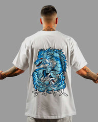 Mens Oversized Tshirt Anime Dragonballz Goku 1